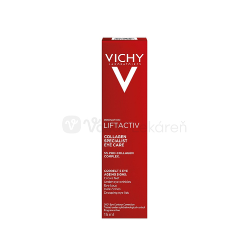 Vichy Liftactiv Collagen Specialist Očný krém proti vráskam
