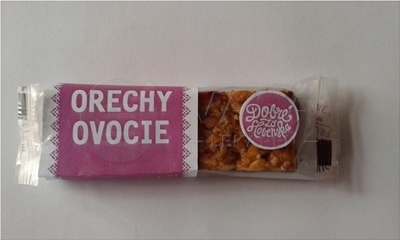 Dobré zo Slovenska Tyčinka Orechy Ovocie