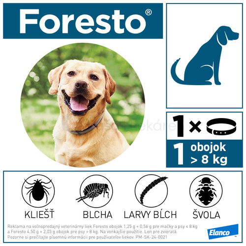 Foresto obojok pre psy nad 8 kg