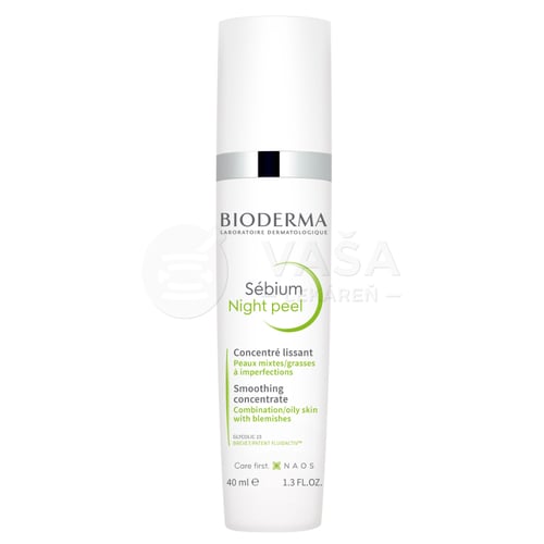 Bioderma Sébium Night peel Vyhladzujúce sérum