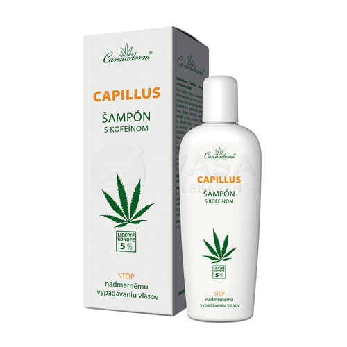 Cannaderm Capillus Šampón s kofeínom proti vypadávaniu vlasov