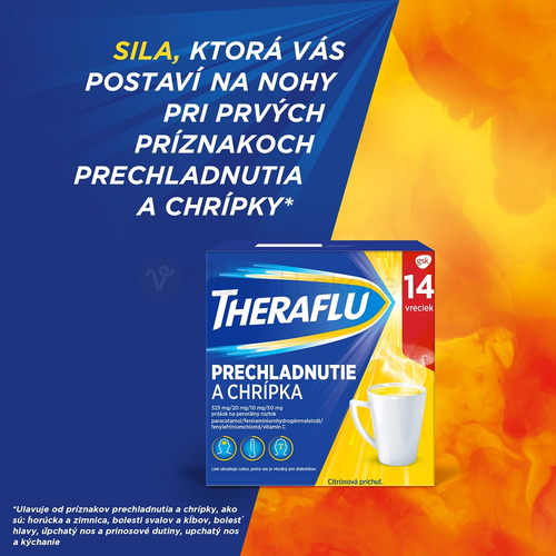 Theraflu Prechladnutie a chrípka Horúci nápoj