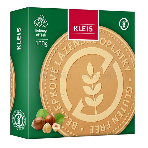 Kleis Bezlepkové lázeňské oplátky Orieškové