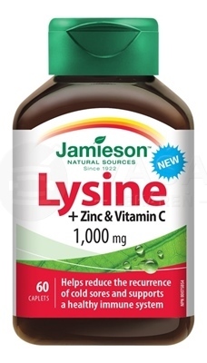 Jamieson Lyzín 1 000 mg + Zinok a vitamín C