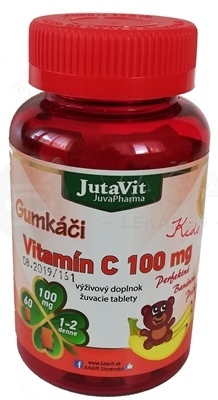 JutaVit Gumkáči Vitamín C 100 mg Kids