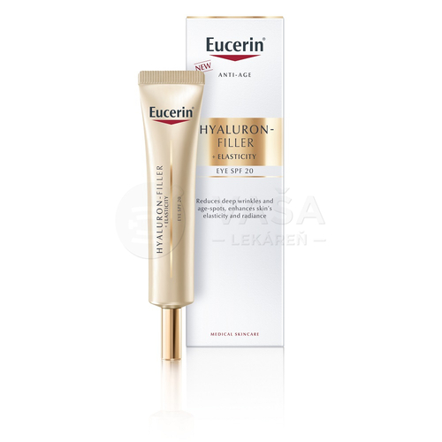 Eucerin Hyaluron-Filler + Elasticity Očný krém SPF15