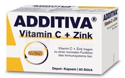 ADDITIVA Vitamín C + Zinok