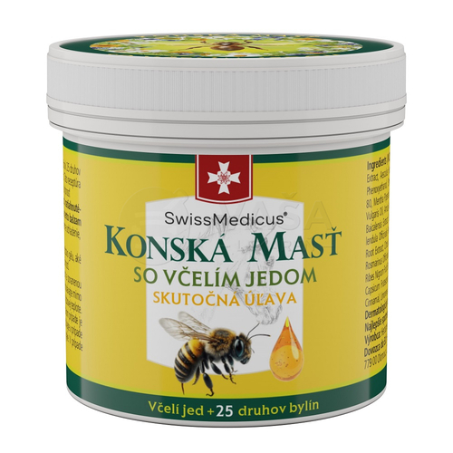 SwissMedicus Konská masť so včelím jedom