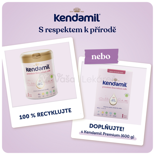 Kendamil Premium 1 Počiatočná dojčenská mliečna výživa (od narodenia)