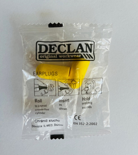 Declan Chránič sluchu (žltý/oranžový)