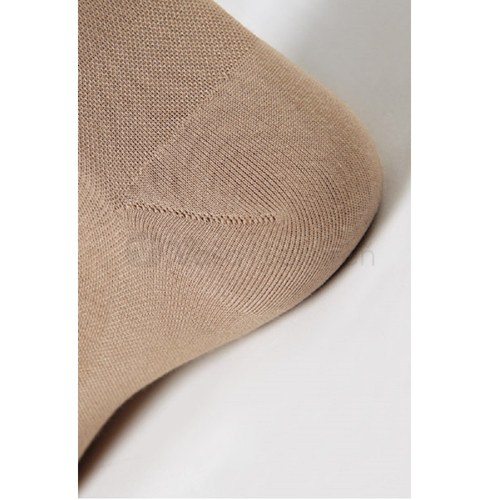 Maxis Comfort Cotton Stehenné pančuchy, veľ. 3+, (II.KT), krátke, so špicou, s krajkou, bronz