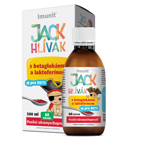 Imunit Jack Hlivák Sirup s betaglukánmi a laktofreínom
