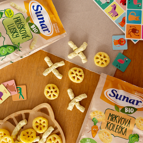 Sunar BIO Chrumky Hráškové struky (od ukončeného 12.mesiaca)