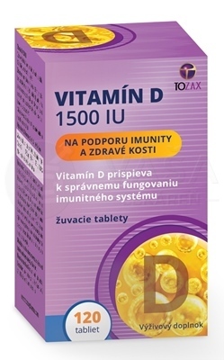 Tozax Vitamín D 1500 IU
