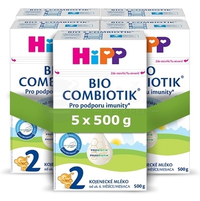 HiPP 2 BIO Combiotik MULTIPACK Následná mliečna dojčenská výživa (od ukončeného 6. mesiaca)