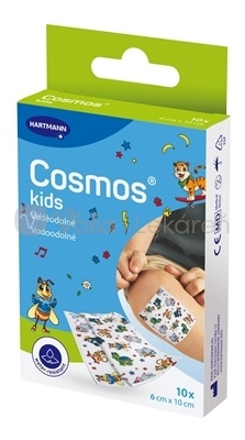 Cosmos Kids Vodeodolná detská náplasť na rany (6 cm x 10 cm)