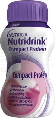 Nutridrink Compact Protein Jahodová príchuť