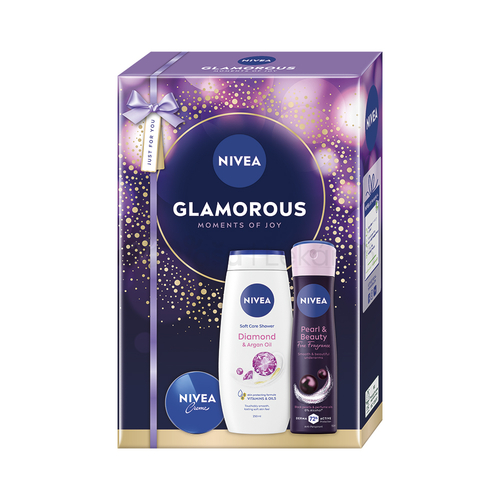 Nivea Glamorous Moments of Joy (Dámska vianočná darčeková kazeta)