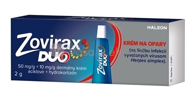 Zovirax DUO Krém pri liečbe oparov