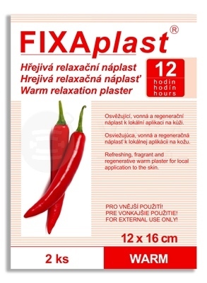 FIXAplast Warm Hrejivá relaxačná náplasť (12 x 16 cm)