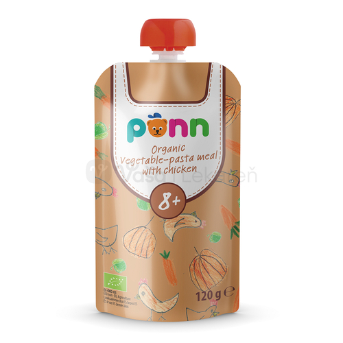 Salvest Ponn BIO Kuriatko s cestovinami (od ukončeného 8. mesiaca)