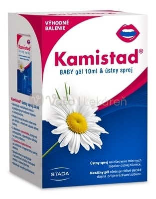 Kamistad Baby gél &amp; Ústny sprej (Výhodné balenie)