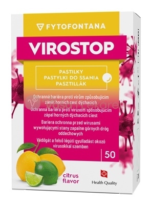 Fytofontana Virostop Pastilky Citrusová príchuť