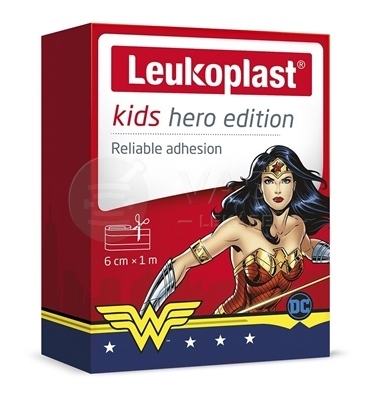 Leukoplast Kids Hero Náplasť na rany pre deti (6 cm x 1 m)