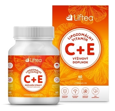 Liftea Lipozomálny vitamín C + E