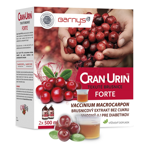 Barny&#039;s Cran-Urin Forte (tekuté brusnice) (Set)