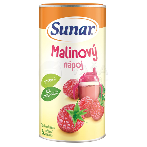 Sunar Rozpustný nápoj Malinový (od ukončeného 6. mesiaca)