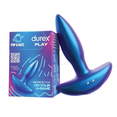 DUREX Play Pop &amp; Buzz Vibračný análny kolík