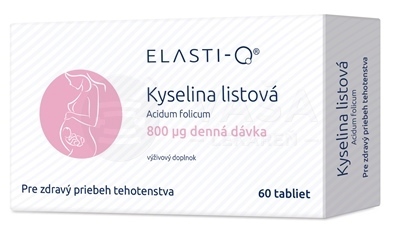 Elasti-Q Kyselina listová 800 mcg