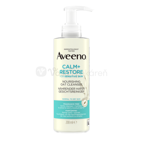 Aveeno Calm+ Restore Čistiaci pleťový gél s ovsom