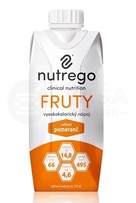 Nutrego Fruty Pomarančová príchuť