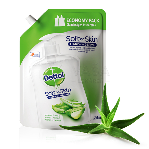 Dettol Náhradná náplň do tekutého mydla Aloe vera a vitamín E