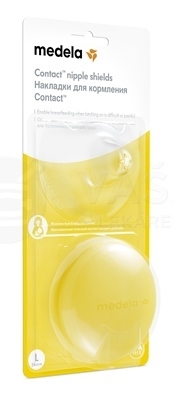 Medela Kontaktné dojčiace klobúčiky L (priemer 24 mm)