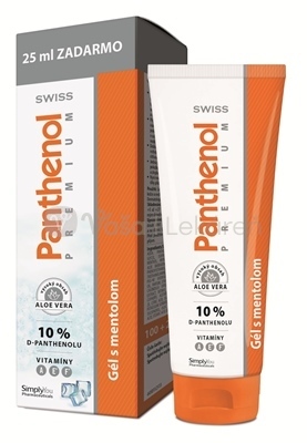 Swiss Panthenol 10% Premium Hydratačný gél s mentolom