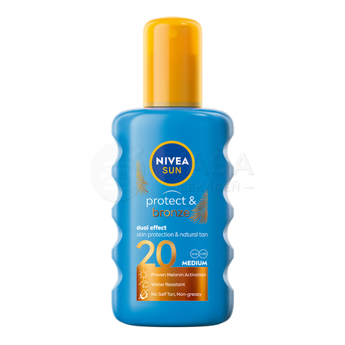 Nivea Sun Sprej na opaľovanie SPF20