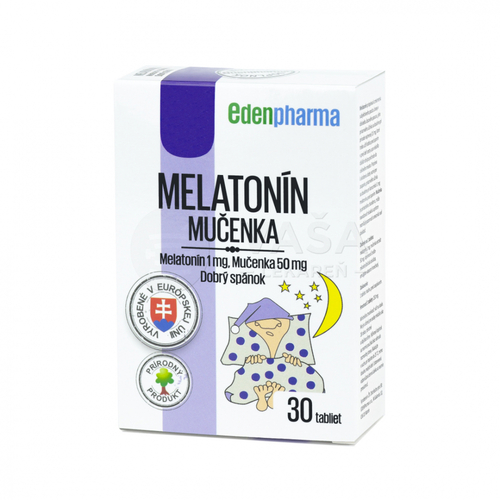 EDENPharma Melatonín 1 mg + Mučenka