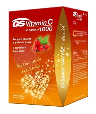 GS Vitamín C 1000 so šípkami darček 2021