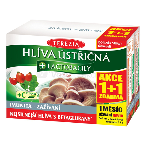 TEREZIA Hliva ustricovitá + Lactobacily so šípkami