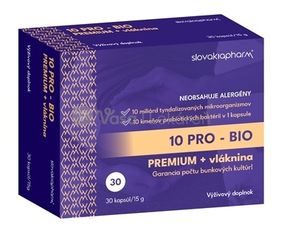 Slovakiapharm 10 PRO - BIO Premium + vláknina