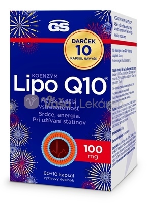 GS Koenzým Lipo Q10 100 mg Darček 2024