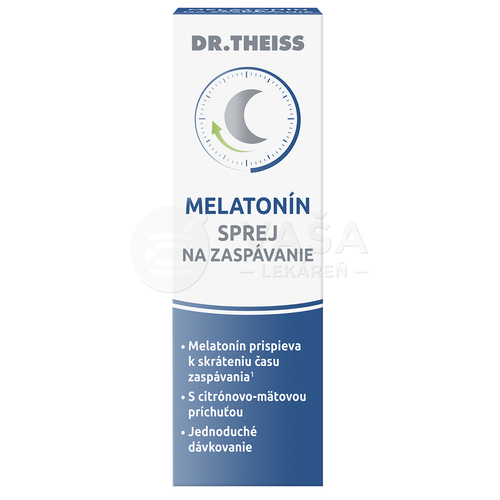 Dr.Theiss Melatonín s citrónovo-mätovou príchuťou