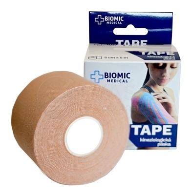 Biomic Tape Kineziologická tejpovacia páska Telová (5 cm x 5 m)