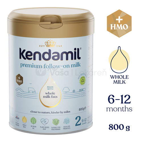 Kendamil Premium 2 HMO+ Následná dojčenská mliečna výživa (od ukončeného 6. mesiaca)