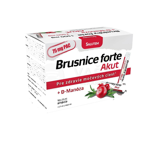 Salutem Brusnice Forte Akut + D-Manóza