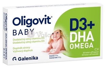 Galenika Oligovit BABY D3 + DHA omega