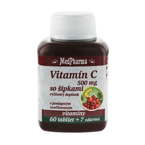 MedPharma Vitamín C 500 mg so šípkami